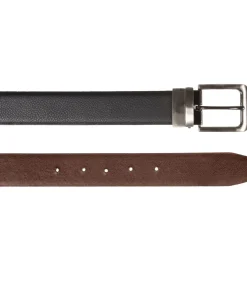 New Herenriem 2 in 1 Korrelig Zwart/Bruin Heren Riemen