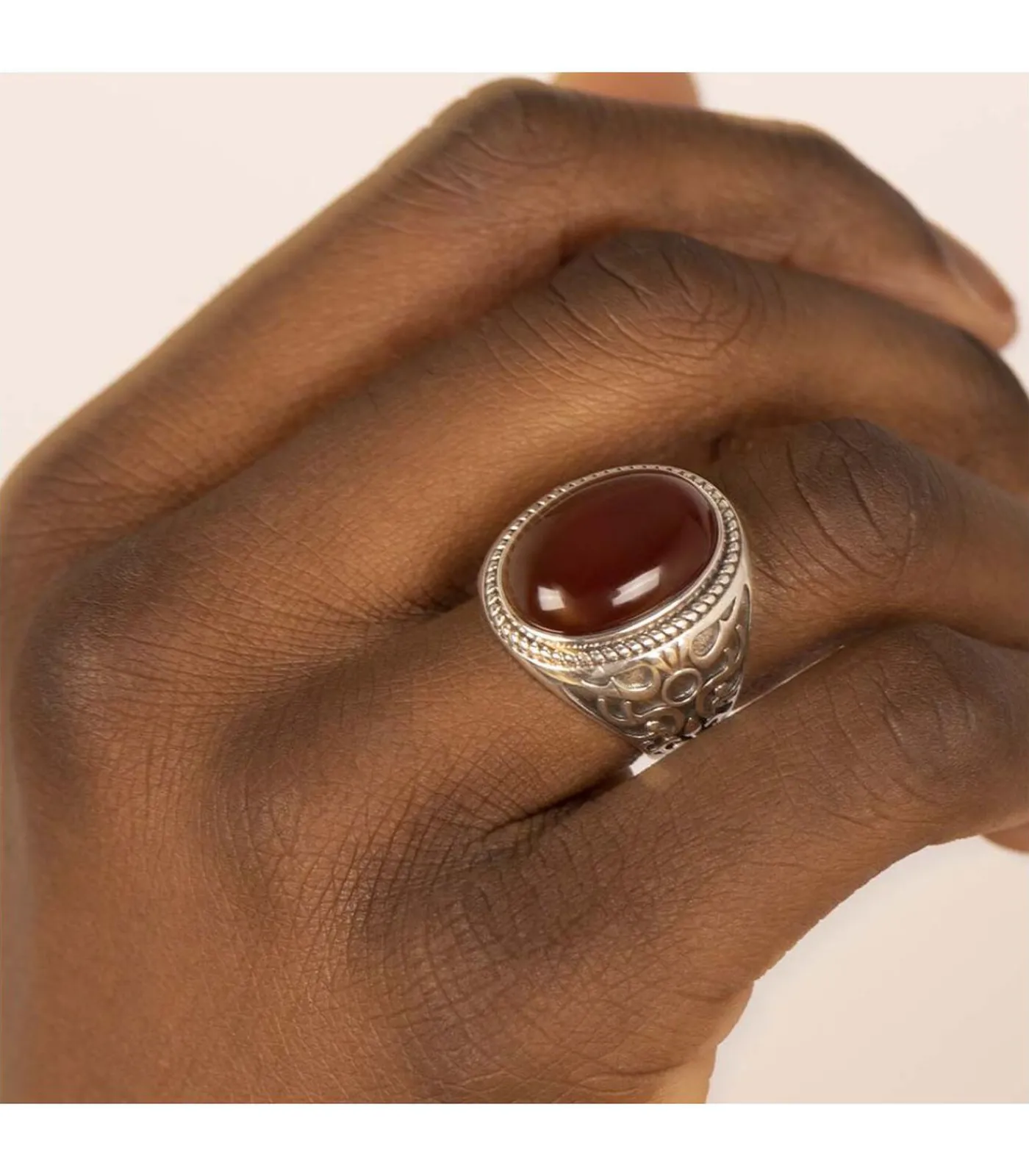 Outlet Herenring zilver "Aries" Heren Ringen