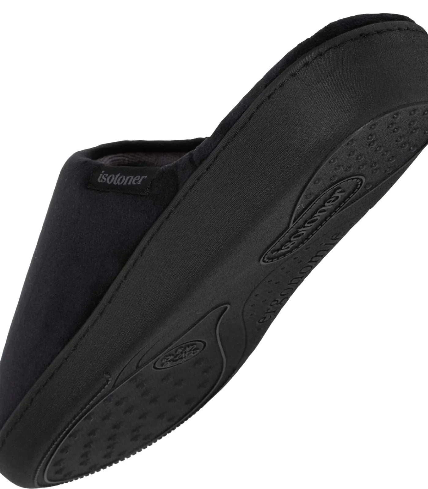 Heren ISOTONER Herensloffen Zwarte print