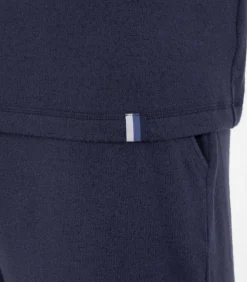 Heren ISOTONER Heren-T-shirt met korte mouwen Navy