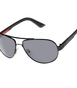 Outlet Herenzonnebril Zwart metalen montuur DAMES Brillen