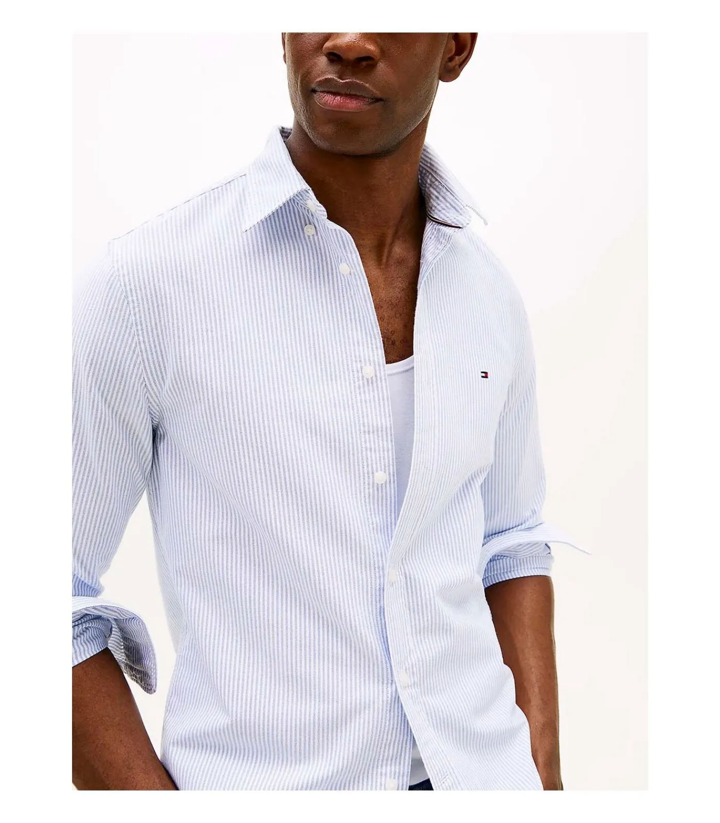 Heren Tommy Hilfiger Heritage Oxford Stri, 0G0