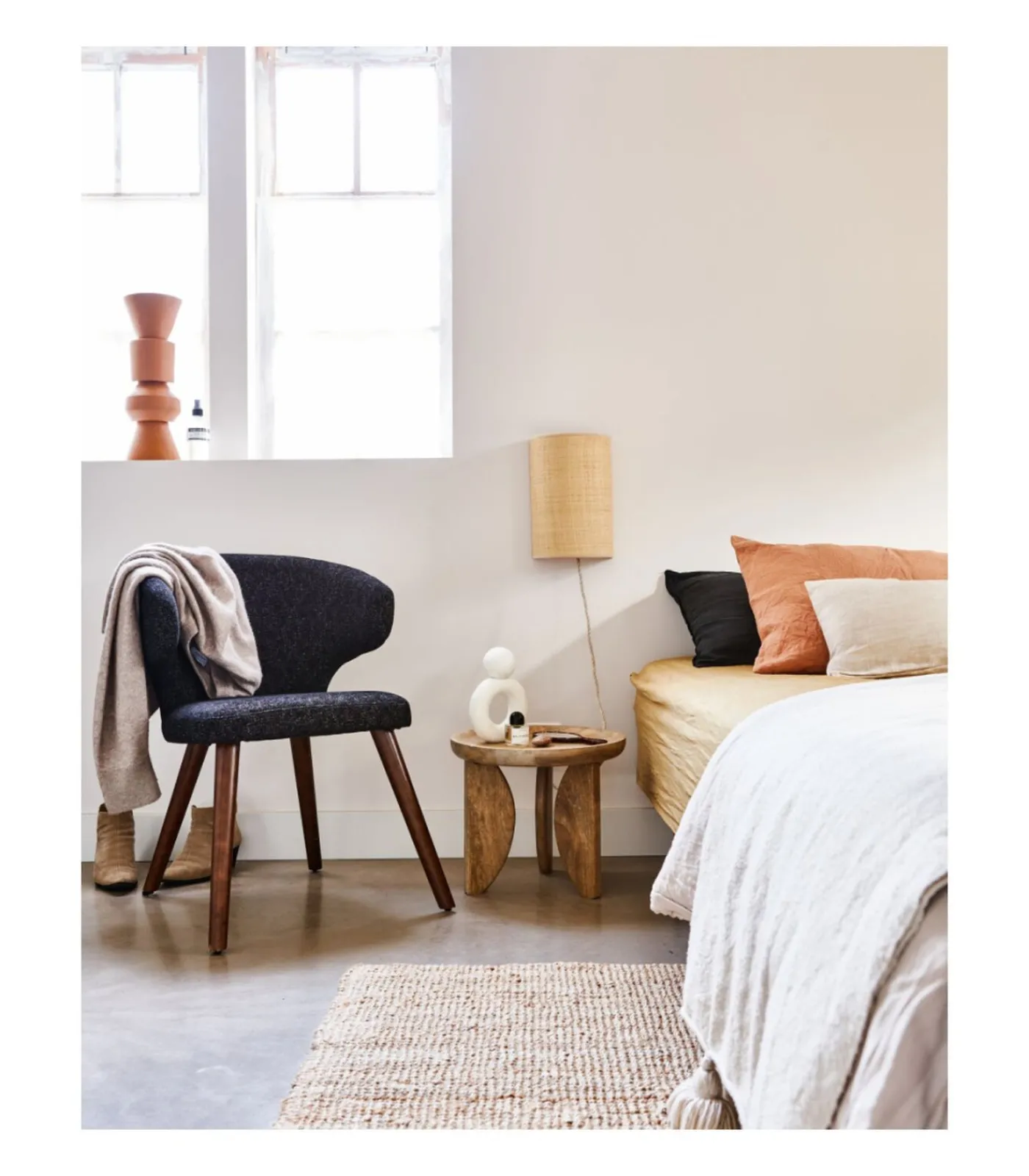 Hot High Heels Bijzettafels - Mangohout - Naturel - Set van 2 Tafels