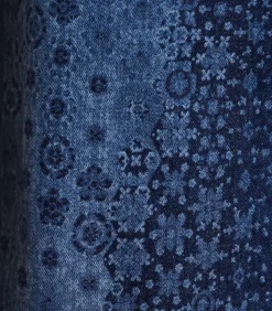 DAMES La Fée Maraboutée High waist printed flare jeans in biologisch katoen