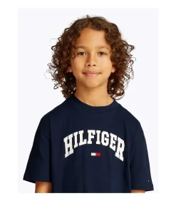 Discount Hilfiger Varsity Tee Ss Kinderen T-Shirts & Polo's
