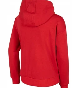 Kinderen 4F HJZ22 - Trui met kap - Rood