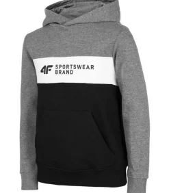 Outlet HJZ22 JBLM003 - Trui met kap - Zwart Kinderen Truien & Vesten