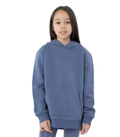 New HJZ22JBLD003 32S - Trui met kap - Blauw Kinderen Truien & Vesten