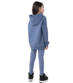 New HJZ22JBLD003 32S - Trui met kap - Blauw Kinderen Truien & Vesten