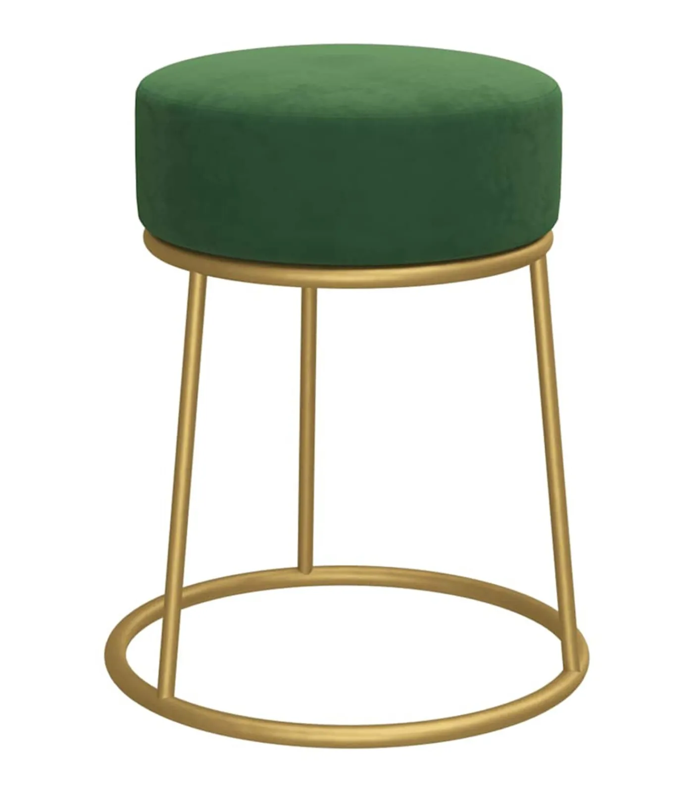Best Hocker rond fluweel groen Stoelen