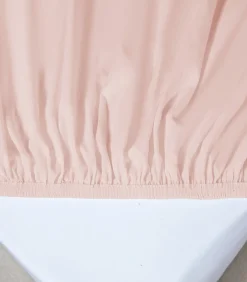 Online Hoeslaken 2 personen Extra 200x200 cm Lichtroze Hoeslakens