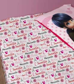 MIRACULOUS LADYBUG Hoeslaken bedrukt 100% katoen, HEROINE