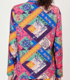 DAMES La Fiancée HOLT Vloeiend Pyjamashirt