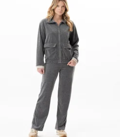 New Homewear-set met ritssluiting van fluweel COUNTRY 126 DAMES Loungewear