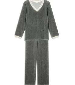 Outlet Homewear-set van fluweel COUNTRY 122 DAMES Loungewear