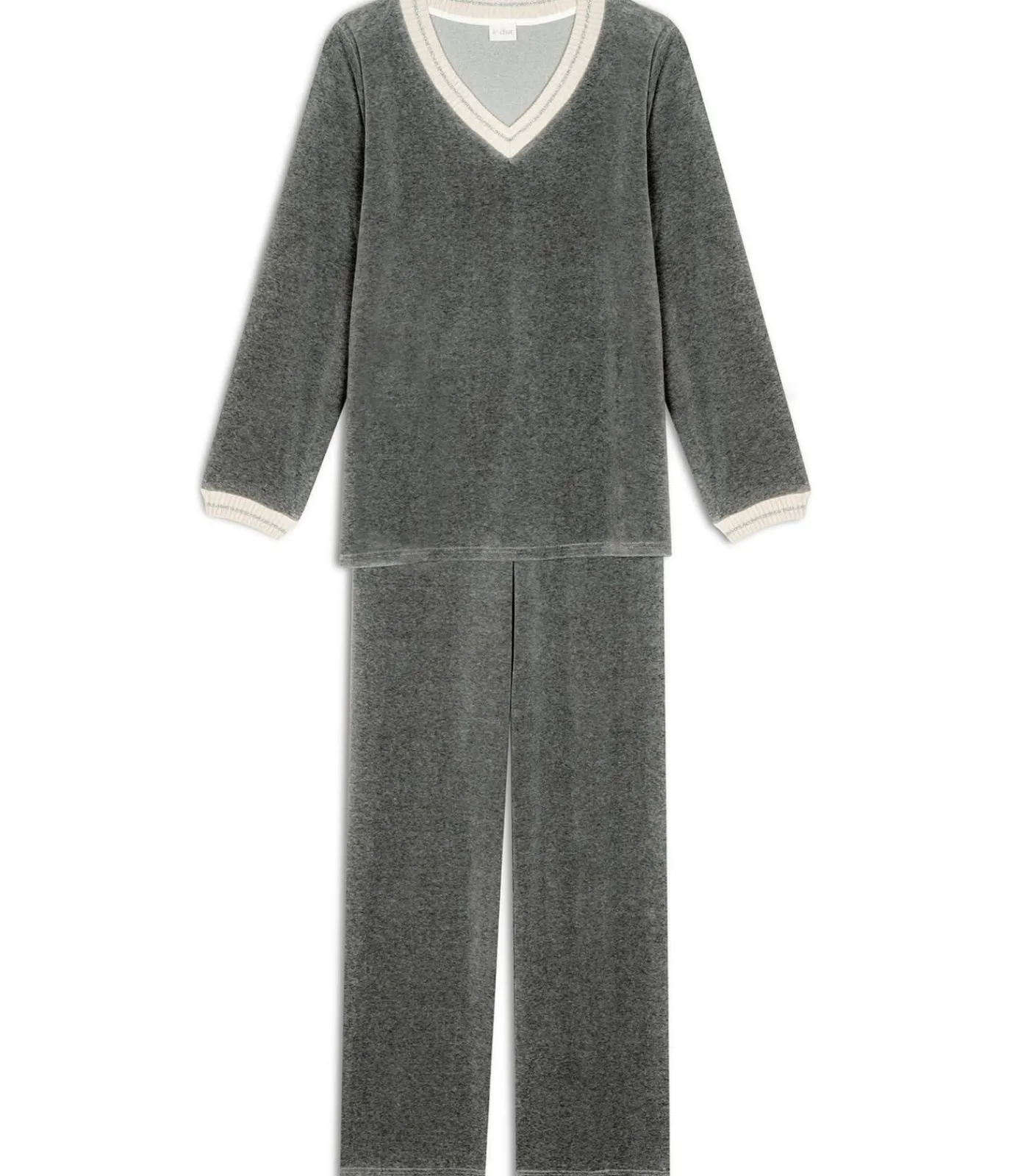 Outlet Homewear-set van fluweel COUNTRY 122 DAMES Loungewear