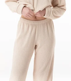 DAMES LE CHAT Homewear-set van gebreide stof SHETLAND 124