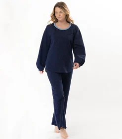 DAMES LE CHAT Homewear-set van lurex-fleece ECLAT 112