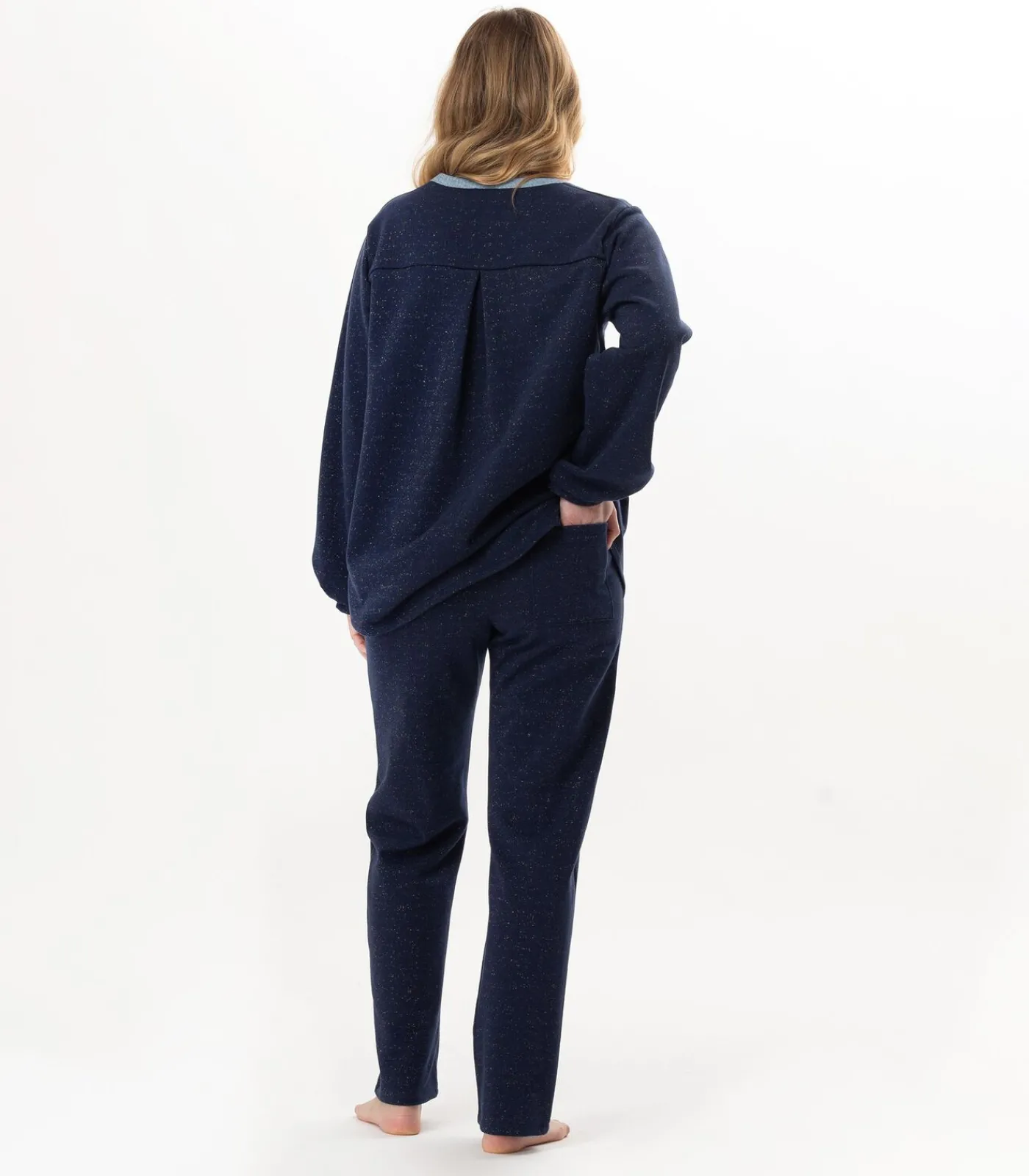 DAMES LE CHAT Homewear-set van lurex-fleece ECLAT 112