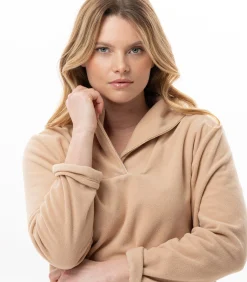 DAMES LE CHAT Homewear-set van micropolar LINETTE 122