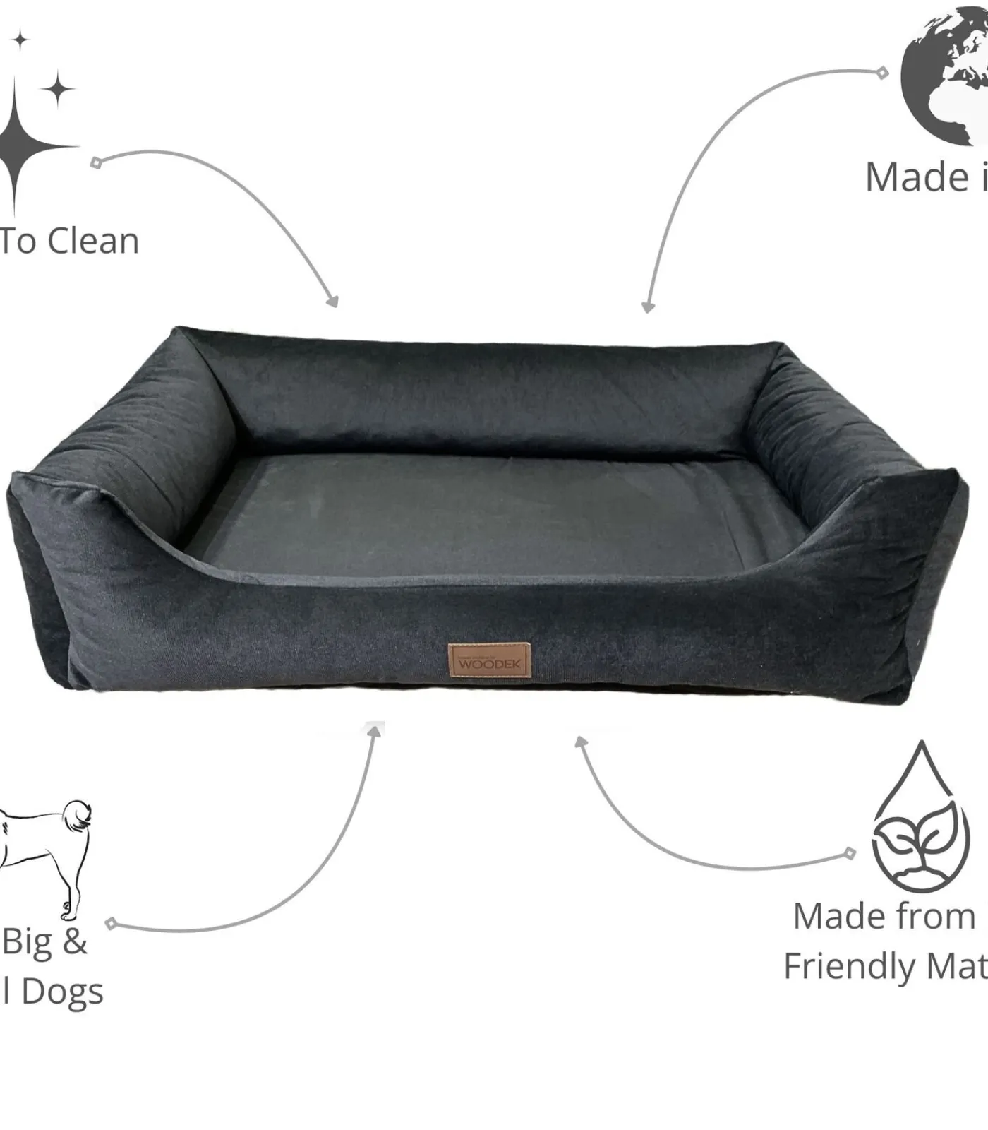 Woodek Hondensofa Milo