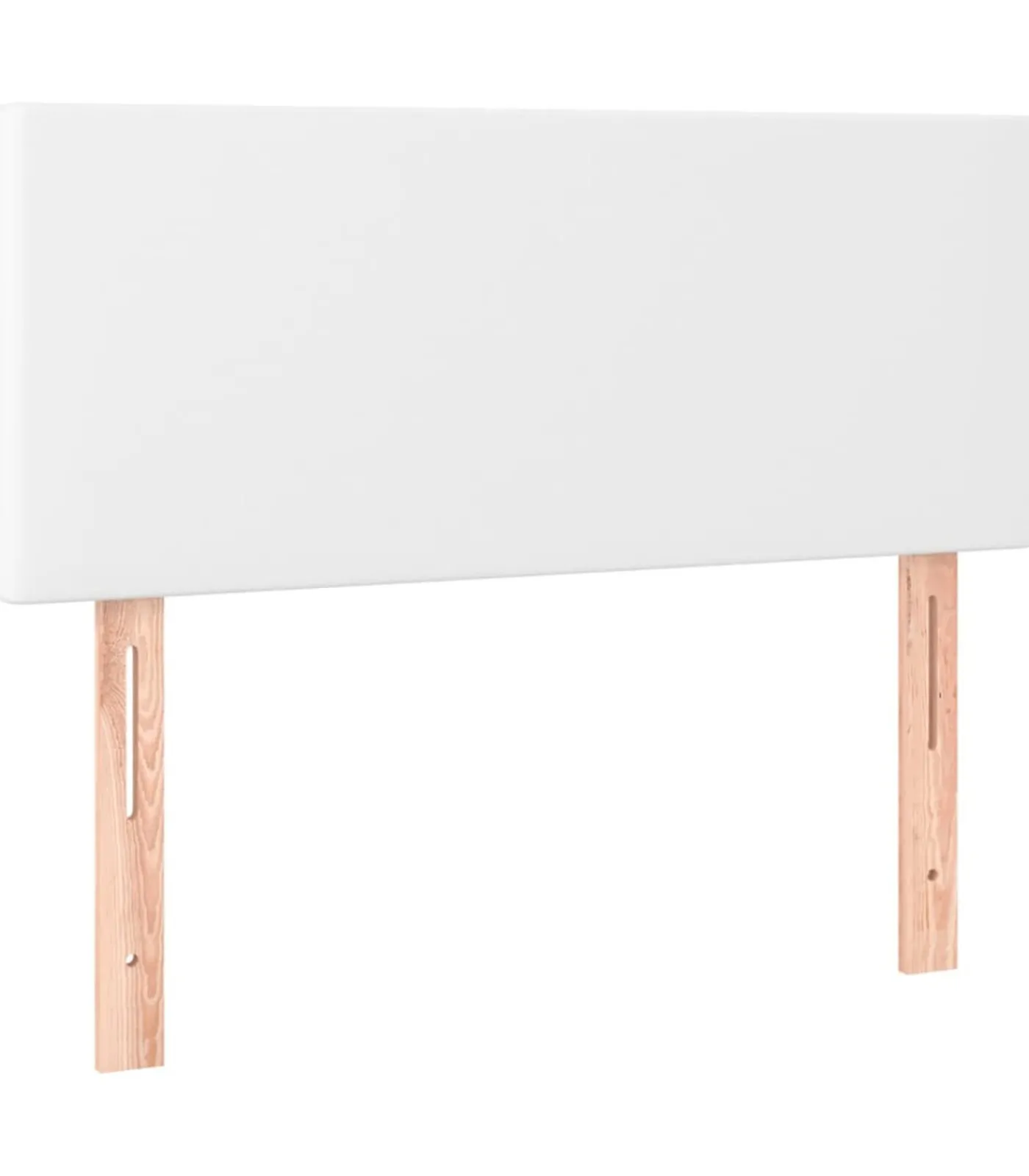 Clearance Hoofdbord 80x5x78/88 cm kunstleer wit Bedden