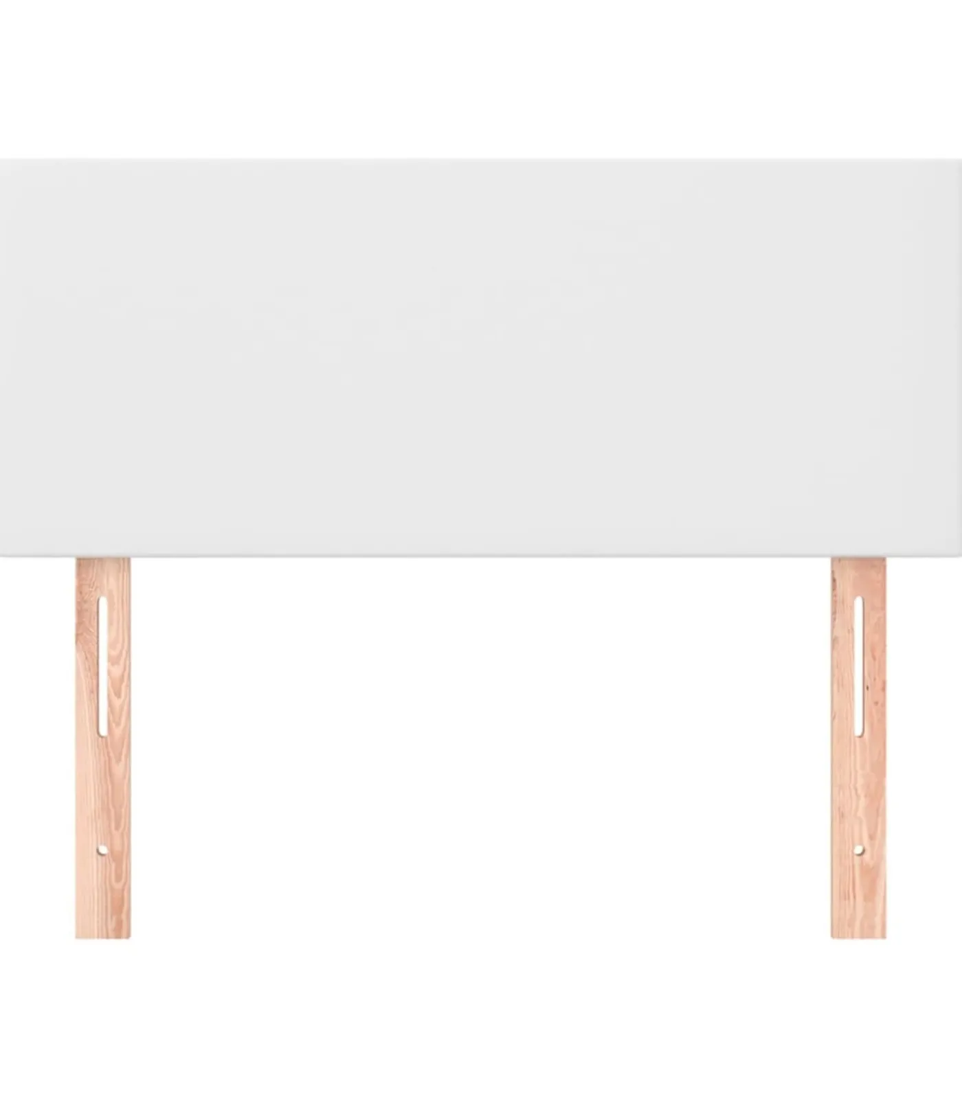 Clearance Hoofdbord 80x5x78/88 cm kunstleer wit Bedden