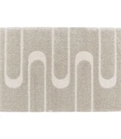 Oviala Hoogpolig vloerkleed met geometrisch patroon 120 x 170 cm