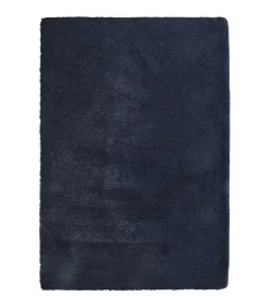 Hoogpolig vloerkleed NAVARRA 200x290 cm polyester marineblauw Tapijten