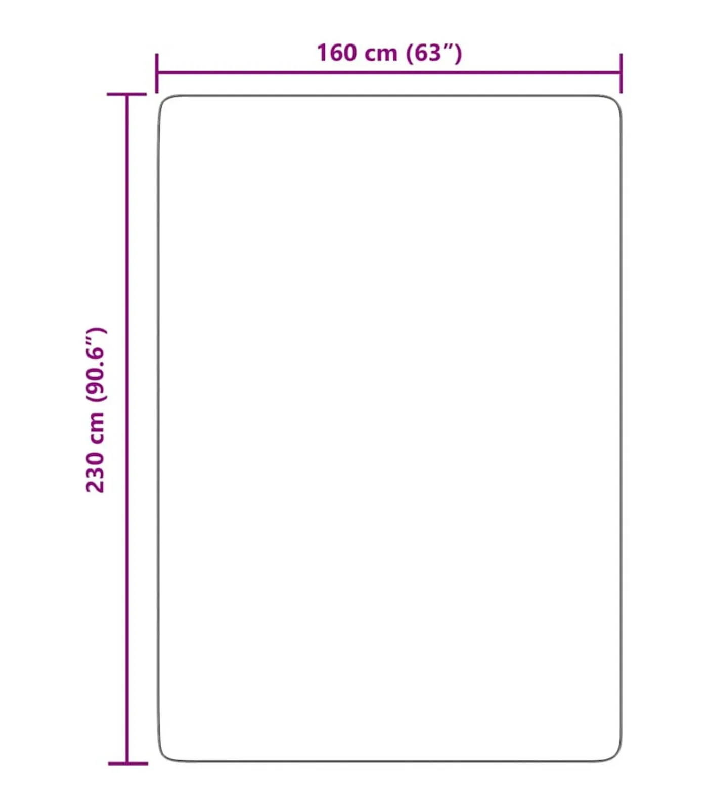 Outlet Hoogpolig vloerkleed NAVARRA 160x230 cm polyester lichtgrijs Tapijten