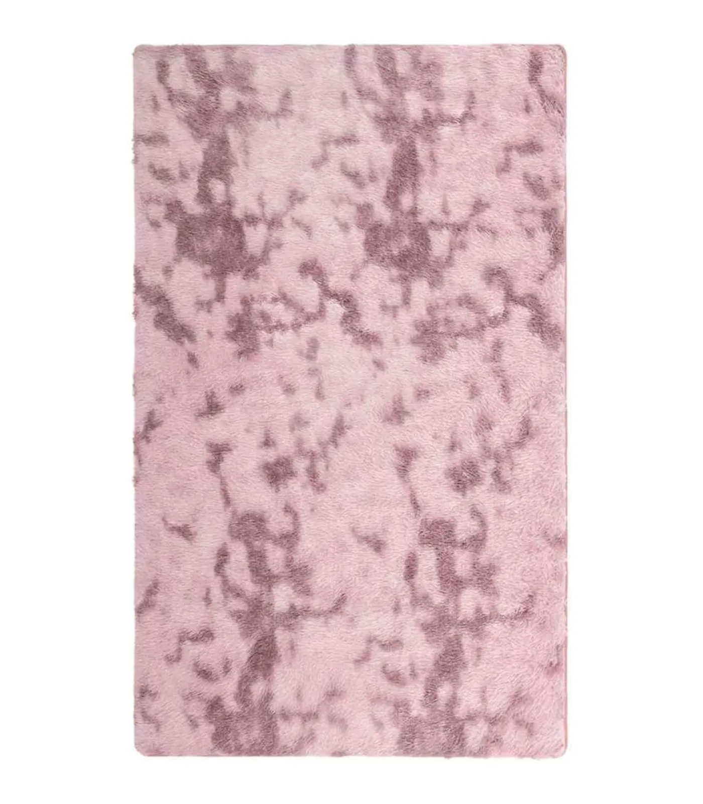 Clearance Hoogpolig vloerkleed NAVARRA 80x150 cm polyester stoffig roze Tapijten