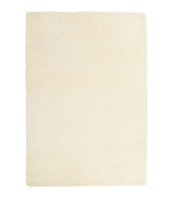 Hot Hoogpolig vloerkleed NAVARRA 200x290 cm polyester crèmekleurig Tapijten