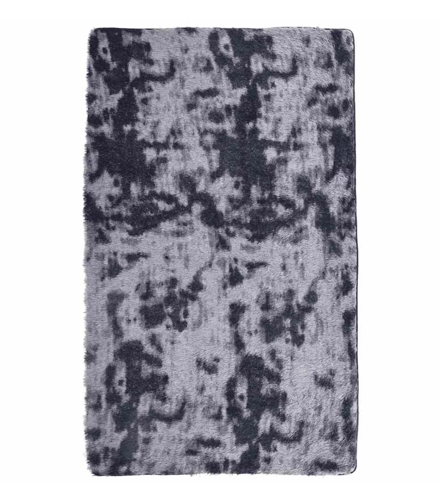 vidaXL Hoogpolig vloerkleed NAVARRA 80x150 cm polyester donkergrijs