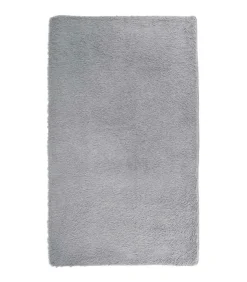 Hot Hoogpolig vloerkleed NAVARRA 80x150 cm polyester lichtgrijs Tapijten