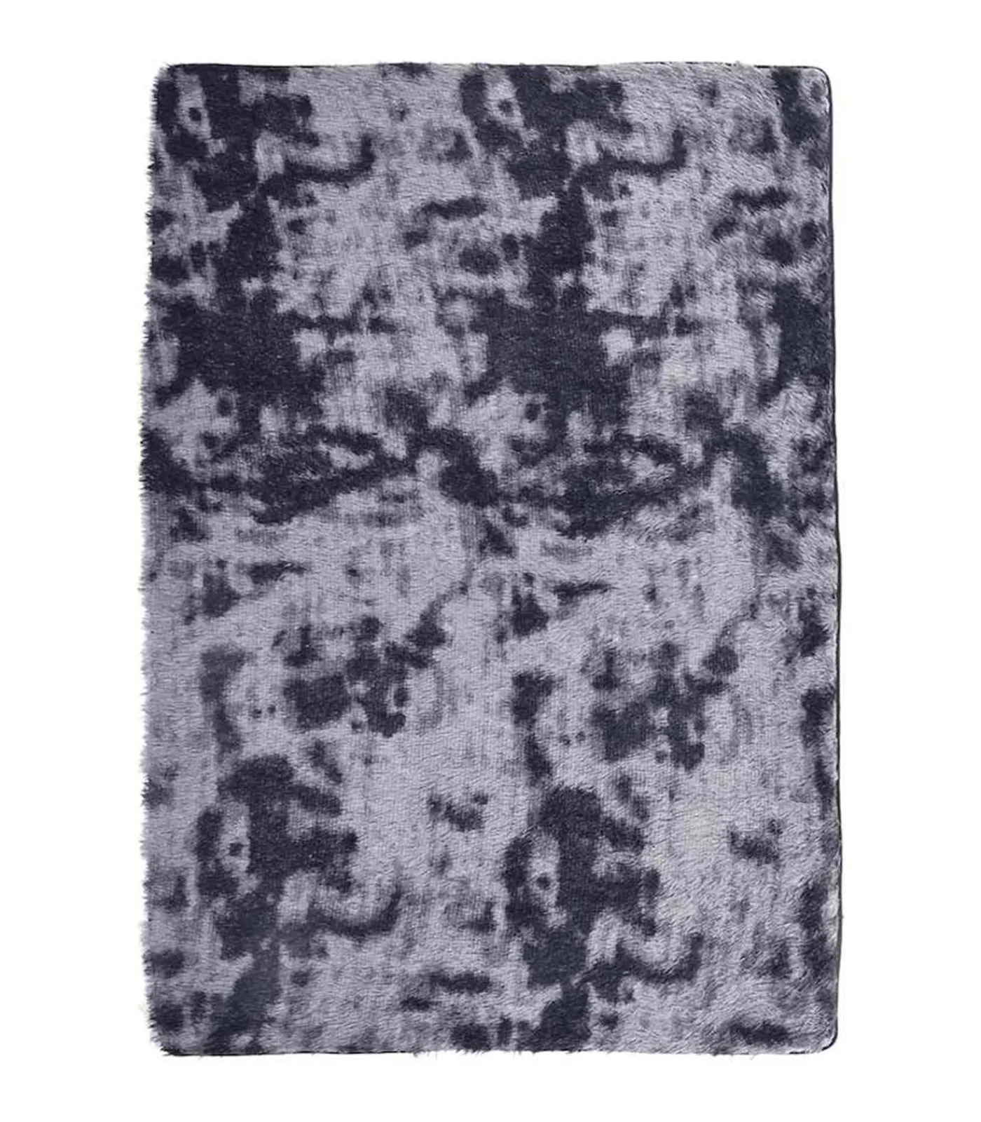 Hoogpolig vloerkleed NAVARRA 160x230 cm polyester donkergrijs Tapijten