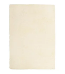 New Hoogpolig vloerkleed NAVARRA 240x340 cm polyester crèmekleurig Tapijten