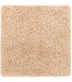 Clearance Hoogpolig vloerkleed NAVARRA 240x240 cm polyester Tapijten