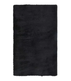 Sale Hoogpolig vloerkleed NAVARRA 80x150 cm polyester zwart Tapijten