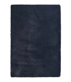 vidaXL Hoogpolig vloerkleed NAVARRA 120x170 cm polyester marineblauw