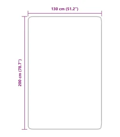 Online Hoogpolig vloerkleed NAVARRA 130x200 cm polyester stoffig roze Tapijten