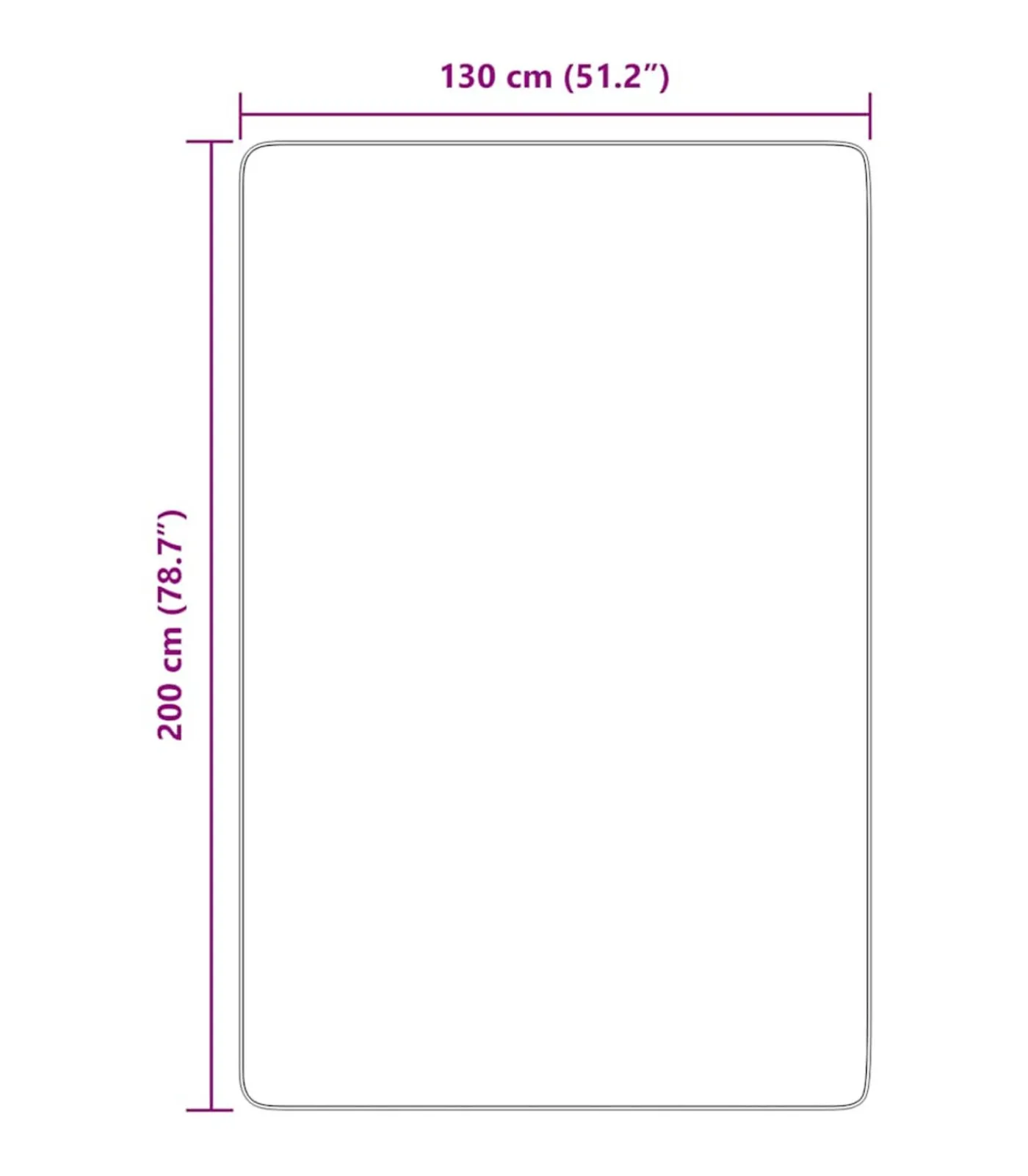 Online Hoogpolig vloerkleed NAVARRA 130x200 cm polyester stoffig roze Tapijten