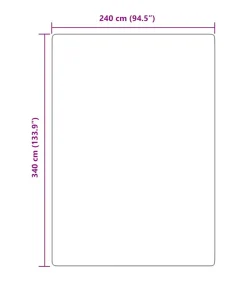 Hot Hoogpolig vloerkleed NAVARRA 240x340 cm polyester beige Tapijten