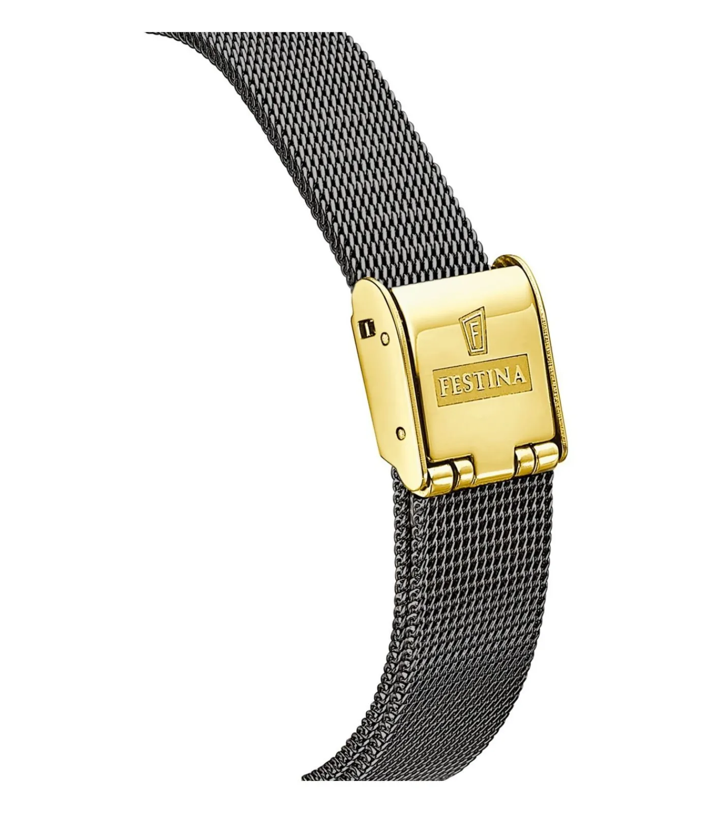 Outlet Horloge Mademoiselle Gold - Dark Silver DAMES Horloges