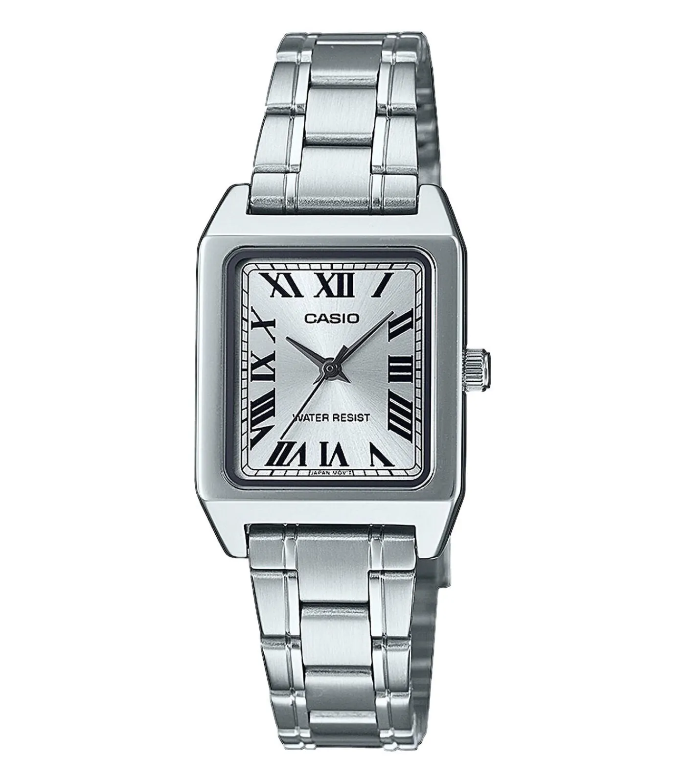 Clearance Horloge op stalen armband met wit kast LTP-B150D-7BEF DAMES Horloges