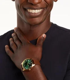 Heren Lucardi Horloge PU leer