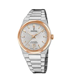 Hot Horloge Rivé Swiss Made Silver & Rose-Gold Heren Horloges