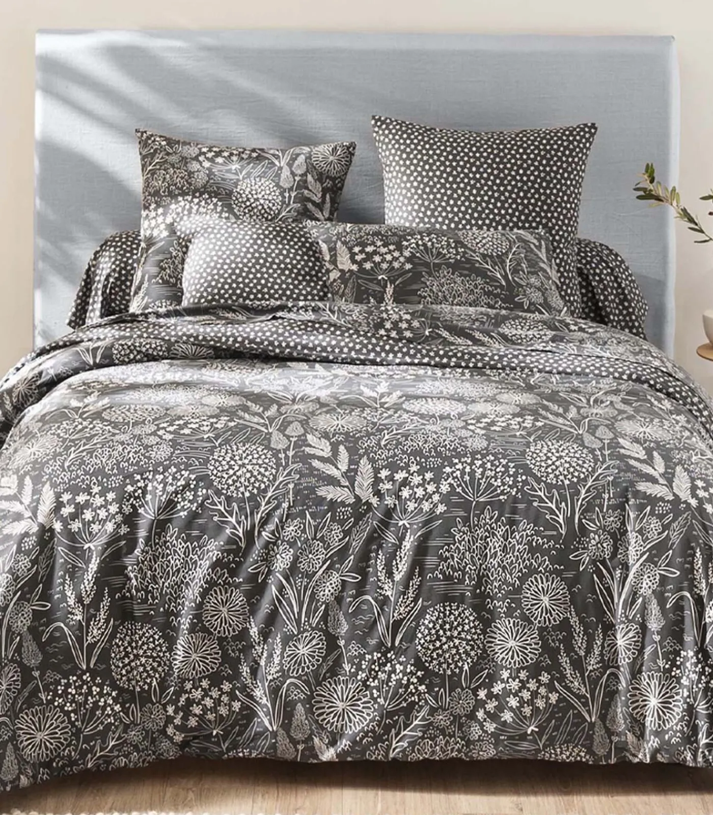 Origin Hortense - Hoeslaken van lyocell met print