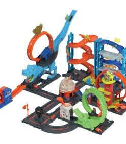 Sale racebaan City Transforming Race Tower speelgoedset Kinderen Speelgoed