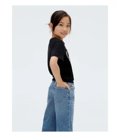 Clearance Hr Wide Leg Authentic Blue Den Kinderen Jeans