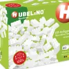 Kinderen Hubelino bouwstenen wit - 60-delig bouwset - compatibel speelgoed